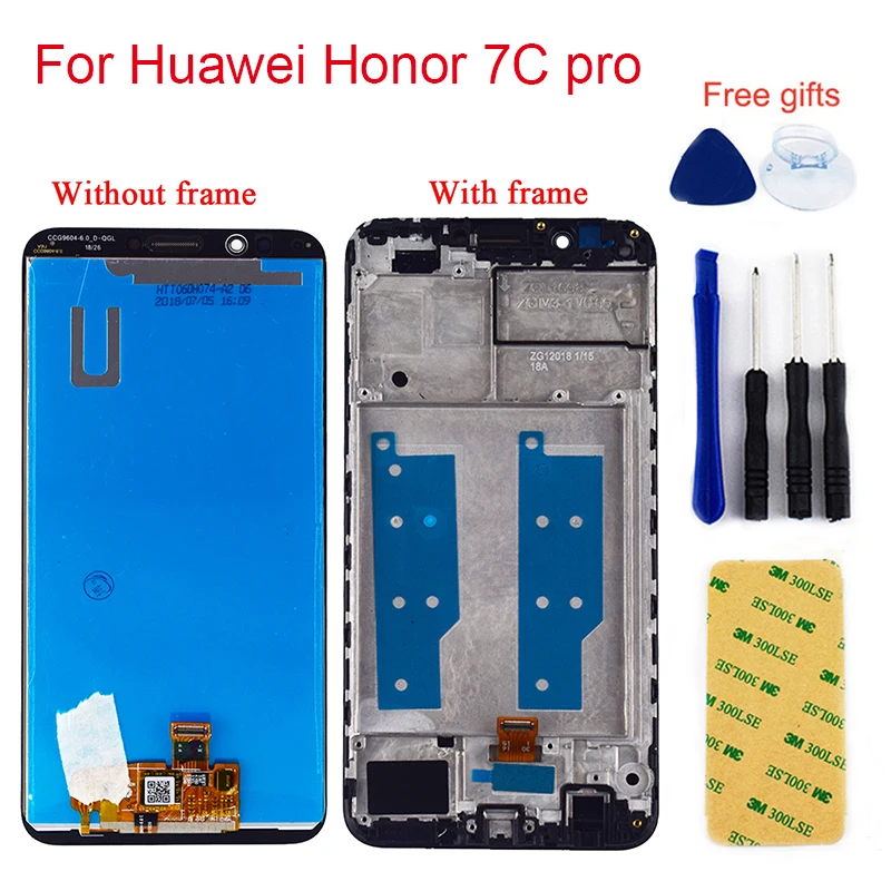 Для huawei Honor 7C pro ЖК дисплей с сенсорным экраном lnd l29 LND AL30 AL40 дигитайзер сборка