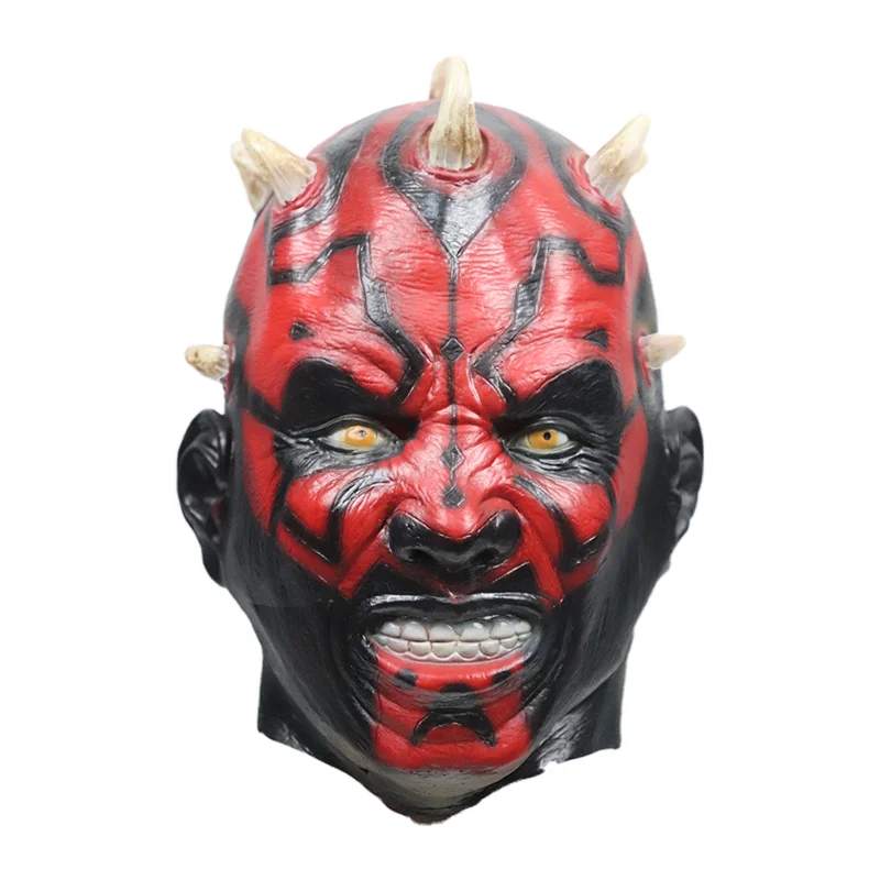 Halloween Party Costume Cosplay movie Anime Character Darth Maul Mask Headgear Spoof Ghost Mask