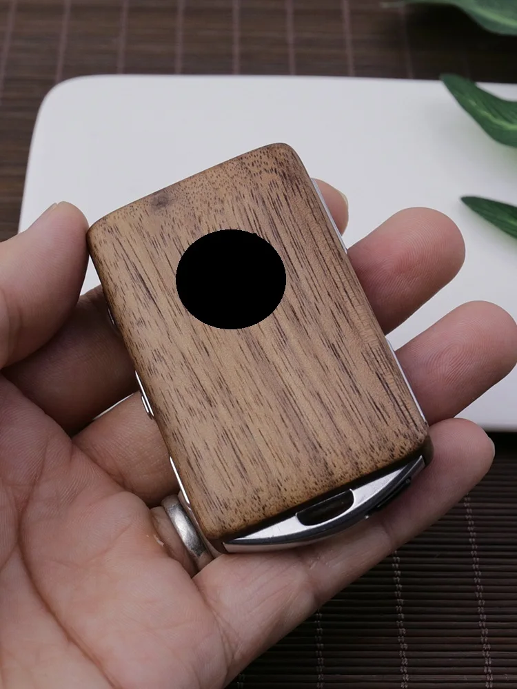 Walnut wood Бесключевой вход пульт дистанционного управления Ремонт деревянный автомобильный брелок замена оболочки для Volvo- XC90 S90 V90 XC60(только чехол - Название цвета: Walnut wood