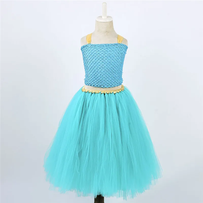 Платье-пачка для девочек платья с разрезом комплект одежды принцессы из двух