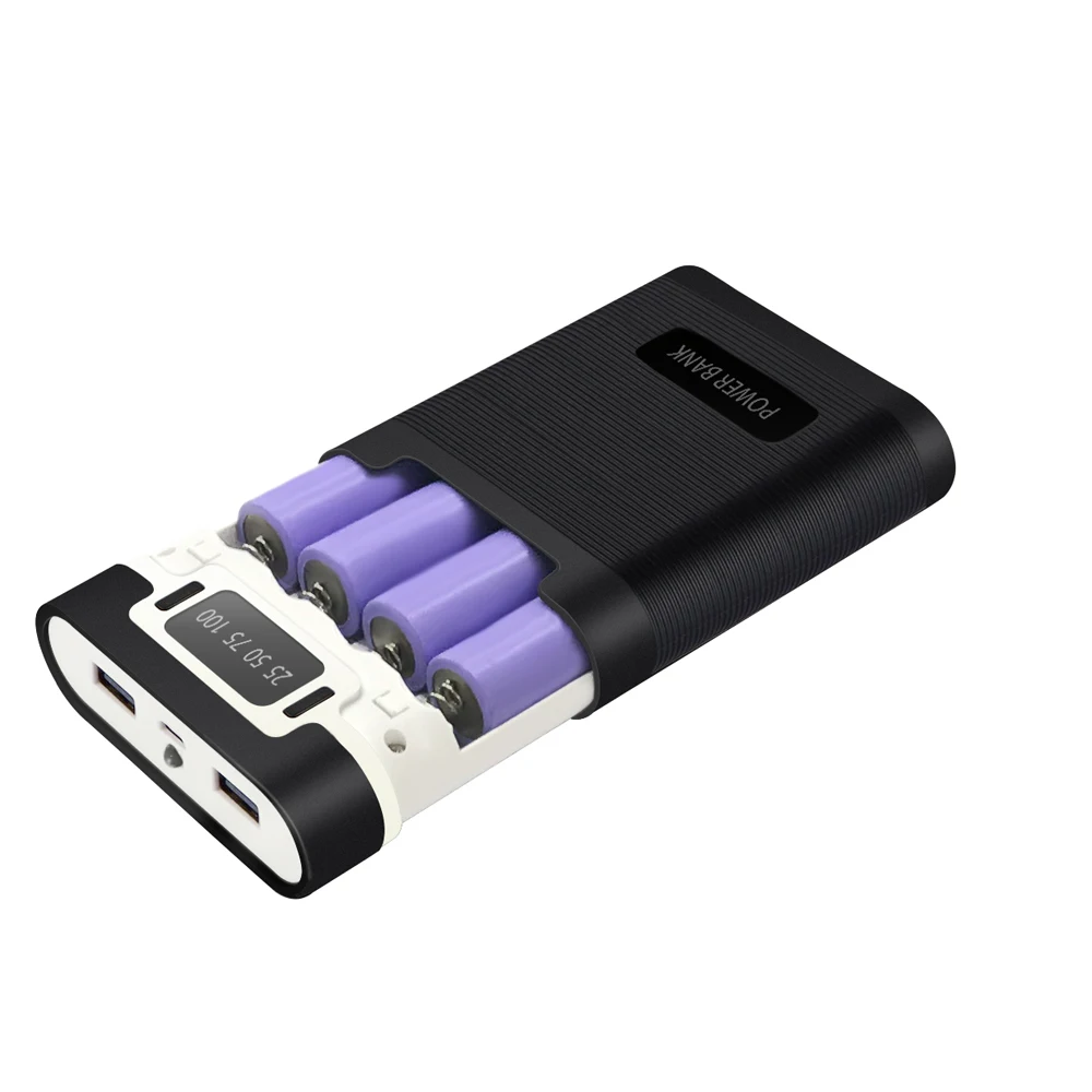 Новинка 18650 внешний аккумулятор набор сделай сам чехол для хранения Бесплатный