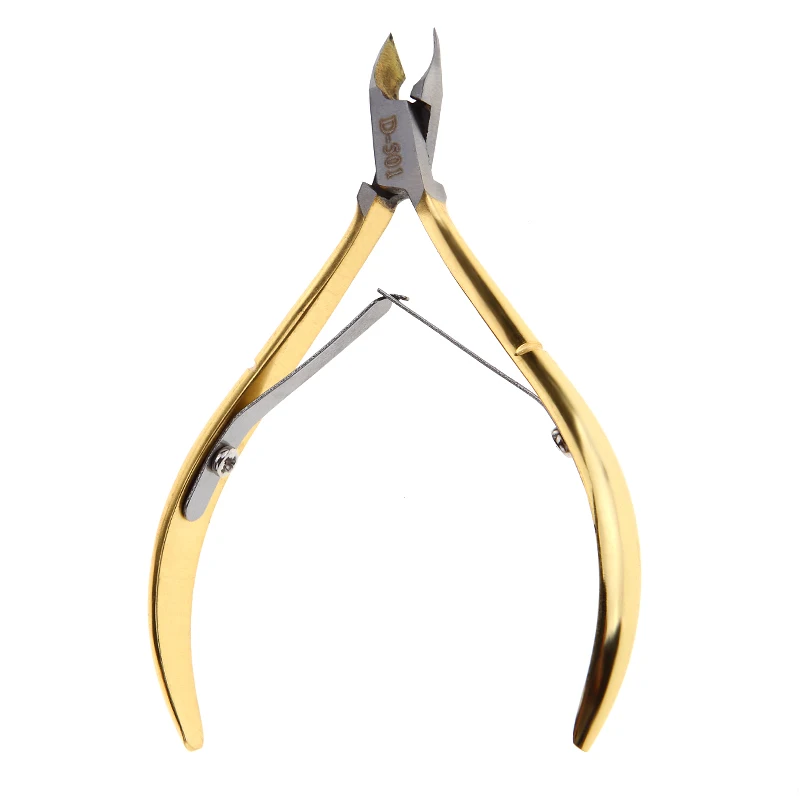 Monja дизайн ногтей из нержавеющей стали покрытие Радуга щипчики для кутикулы