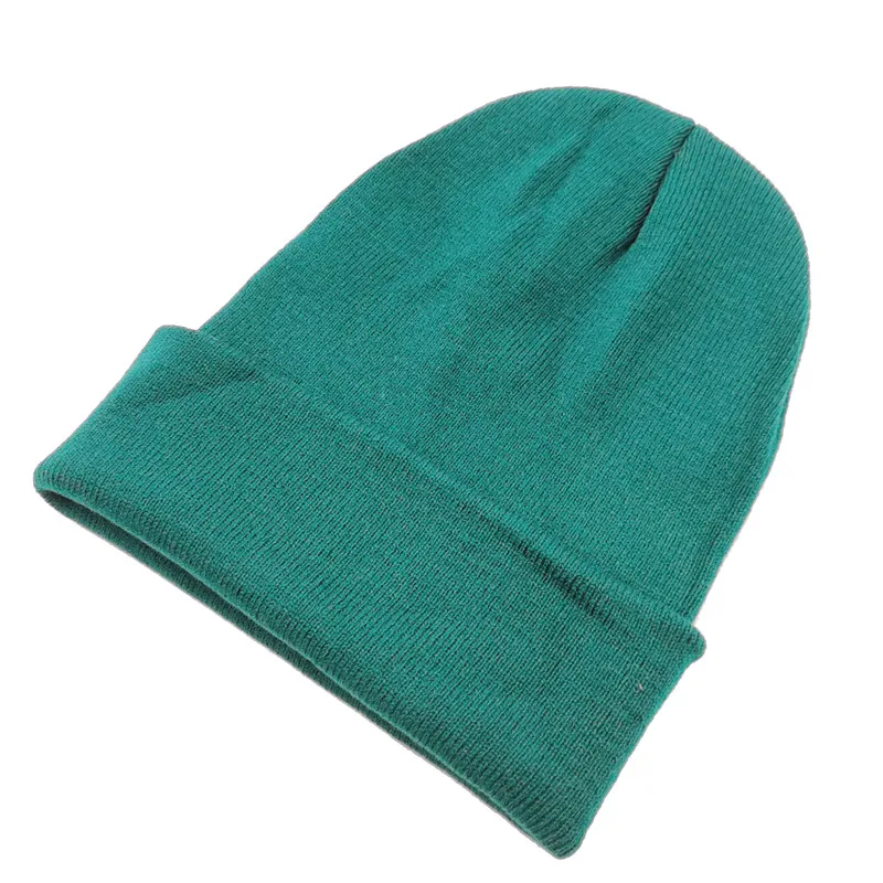 Winter Autumn Solid Color Adult Child Unisex Beanies Hats Large Big Ice Cream Windproof Keep Warm Cold Caps Plus Size Men W24