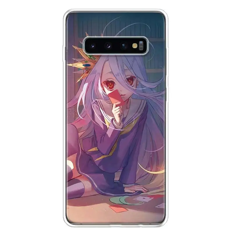 Чехол для телефона с аниме No Game Life чехол Galaxy Note 10 Lite 20 Ultra 9 8 Samsung A70 A50S A40 A30 A20E A10S A9 A8 A7