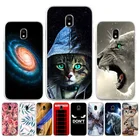 Матовый чехол для Samsung J3, силиконовый чехол для Samsung J2 Pro 2018 Core J1 Mini Prime J120, противоударные мягкие окрашенные чехлы из ТПУ