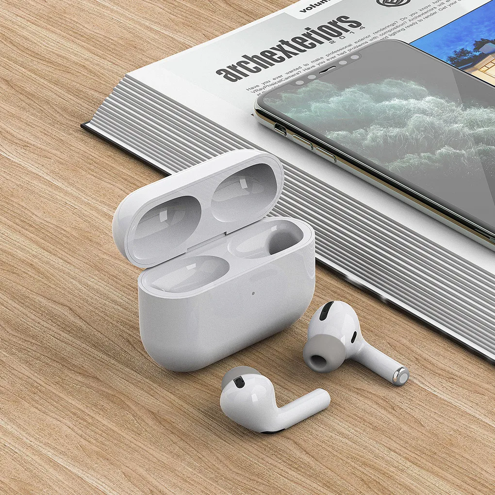 Мягкие силиконовые наушники чехол для наушников Apple Airpods Pro 3 вкладыши Airpods3