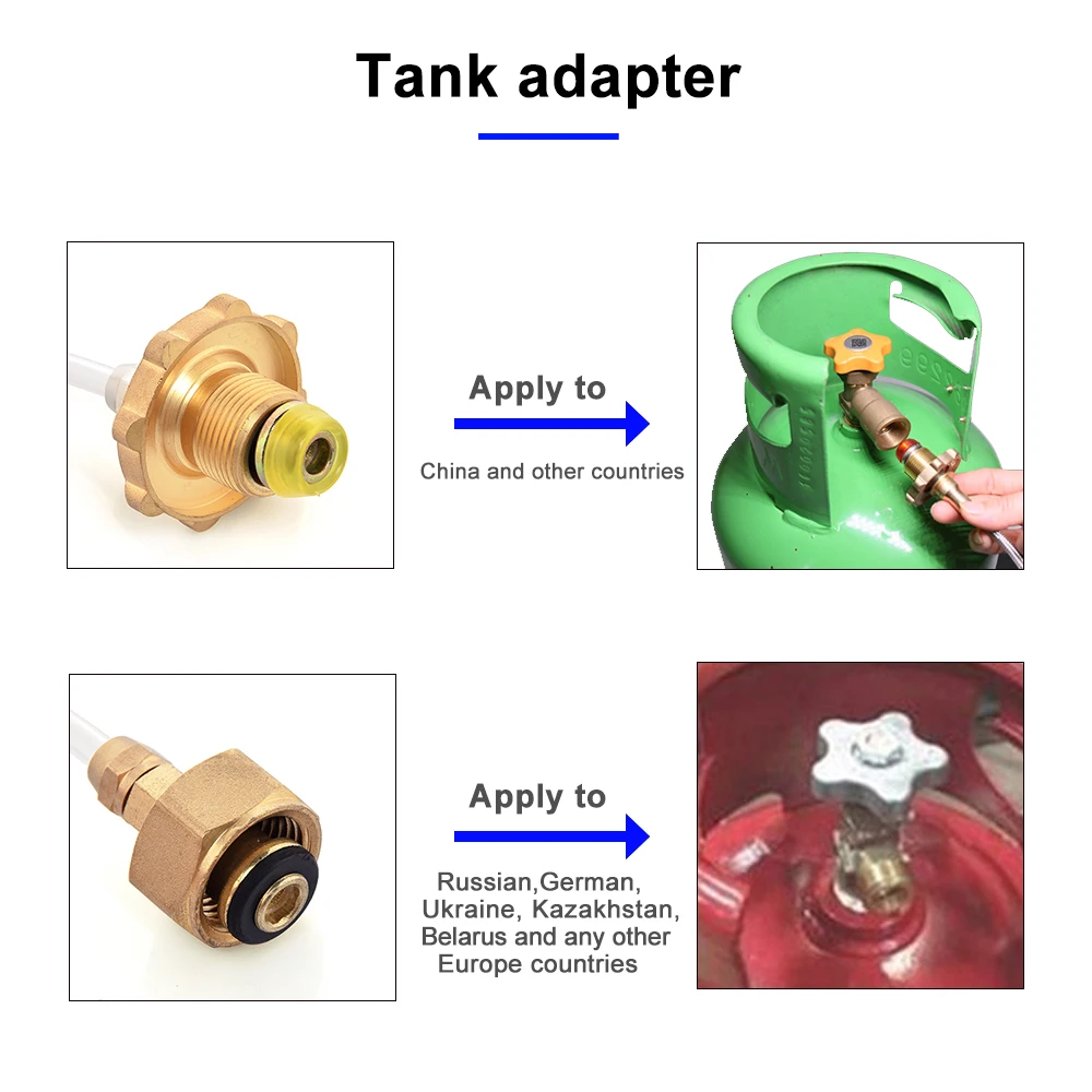 Widesea Camping Gas Stove Propane Refill Adapter Outdoor Tank Coupler Adaptor Charging Accessories Supplies Equipment Touris | Спорт и