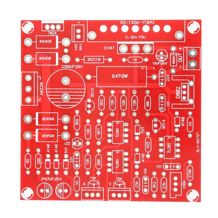 DC Регулируемый источник питания DIY Kit 0-30V 2mA-3A регулируемый ток ограничения защиты для школы, школы, образования, лаборатории