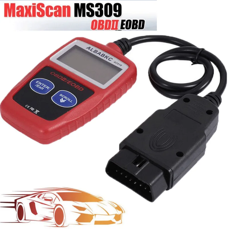 Сканер диагностический считыватель кода MS309 OBD2 Автомобильная диагностика obd-ii инструмент