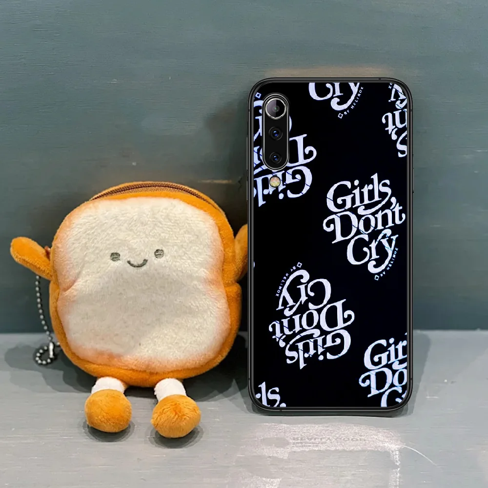 

Japan Trend Girls Dont Cry Phone Case Cover Hull For Xiaomi Mi 8 9 10 T note 10 Lite Pro 5G A pocox 2 3 black Cell Pretty