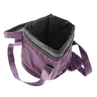 carrying case padded travelling bag oxford cloth fits for 12 crystal singing bowl parts purple