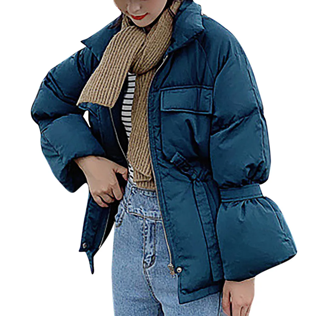 Женский пуховик на молнии JAYCOSIN зимний теплый верхняя одежда L401104 2019|Женские