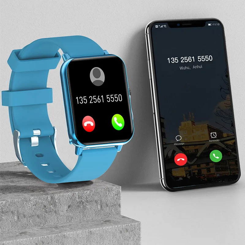 CHYCET 2021 Call ID Display Smart Watch Sport Smartwatch Men Women Sleep Heart Rate Monitor Reminder Watches For IOS Android