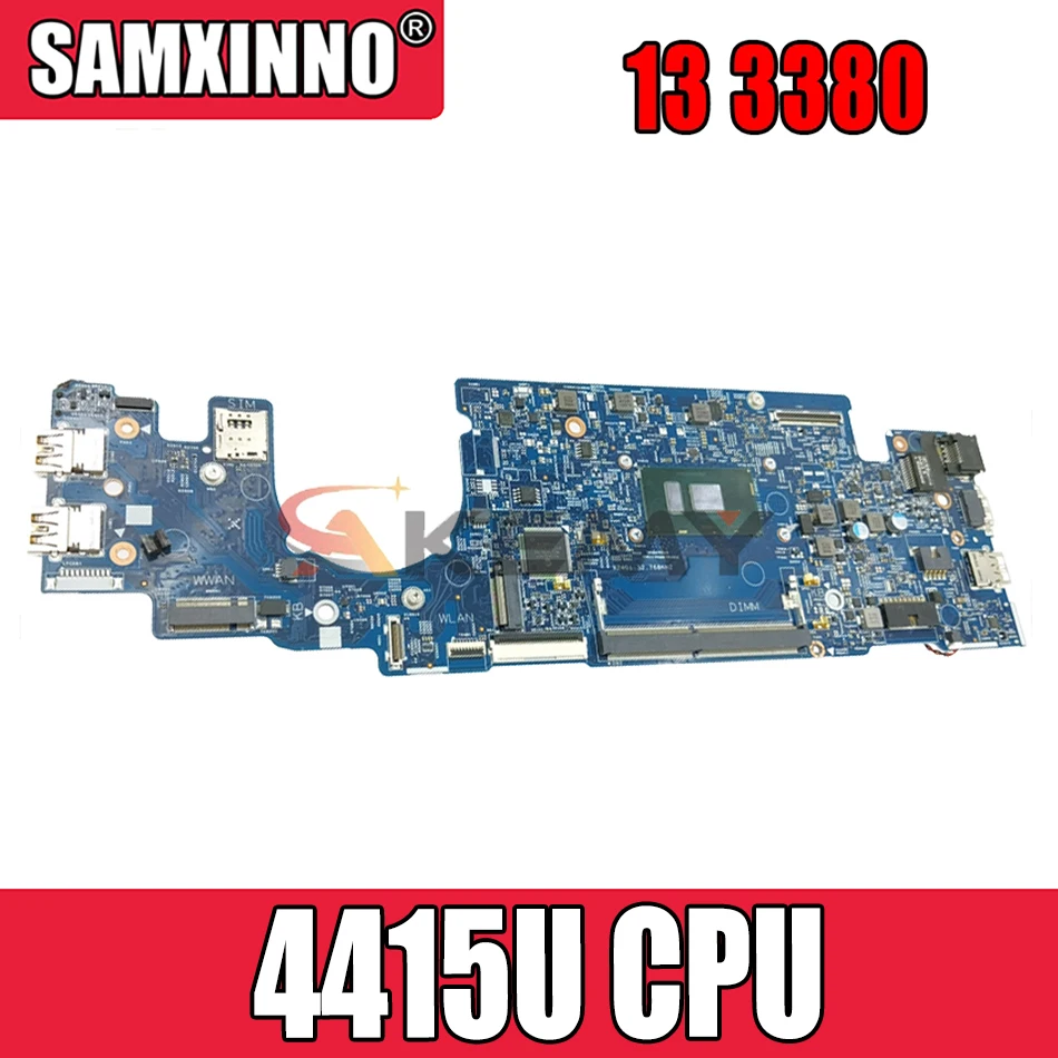 

For DELL Latitude 13 3380 Laptop Motherboard CPU 4415U 16824-1 CN-04KCV2 04KCV2 4KCV2 Tested 100% work