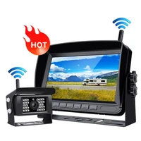 7 inch digital reversing video display wireless car blind spot reversing camera 170 degree wide angle truck driving recorder
