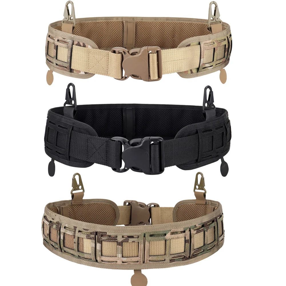 Тактический пояс с подкладкой CS военная камуфляжная специальных боевых сил