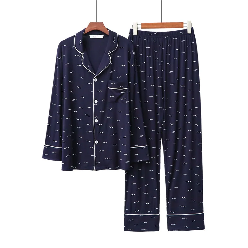 Новинка весенне-осенняя Повседневная и удобная пижама из модала с принтом