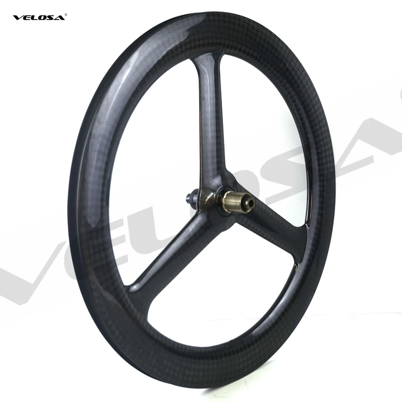 2020 Новый Tri спицы/3 spoke углеродное колесо 70 мм довод/трубчатый для