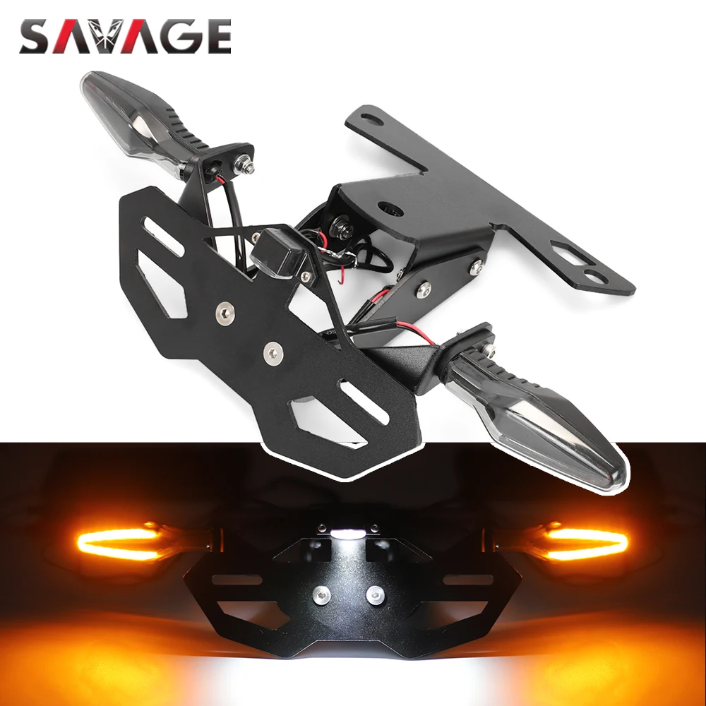 

Fender Eliminator LED Turn Signal For BMW S1000R HP4 S1000RR 2010-2018 License Plate Holder Light Motorcycle S 1000RR Tail Tidy