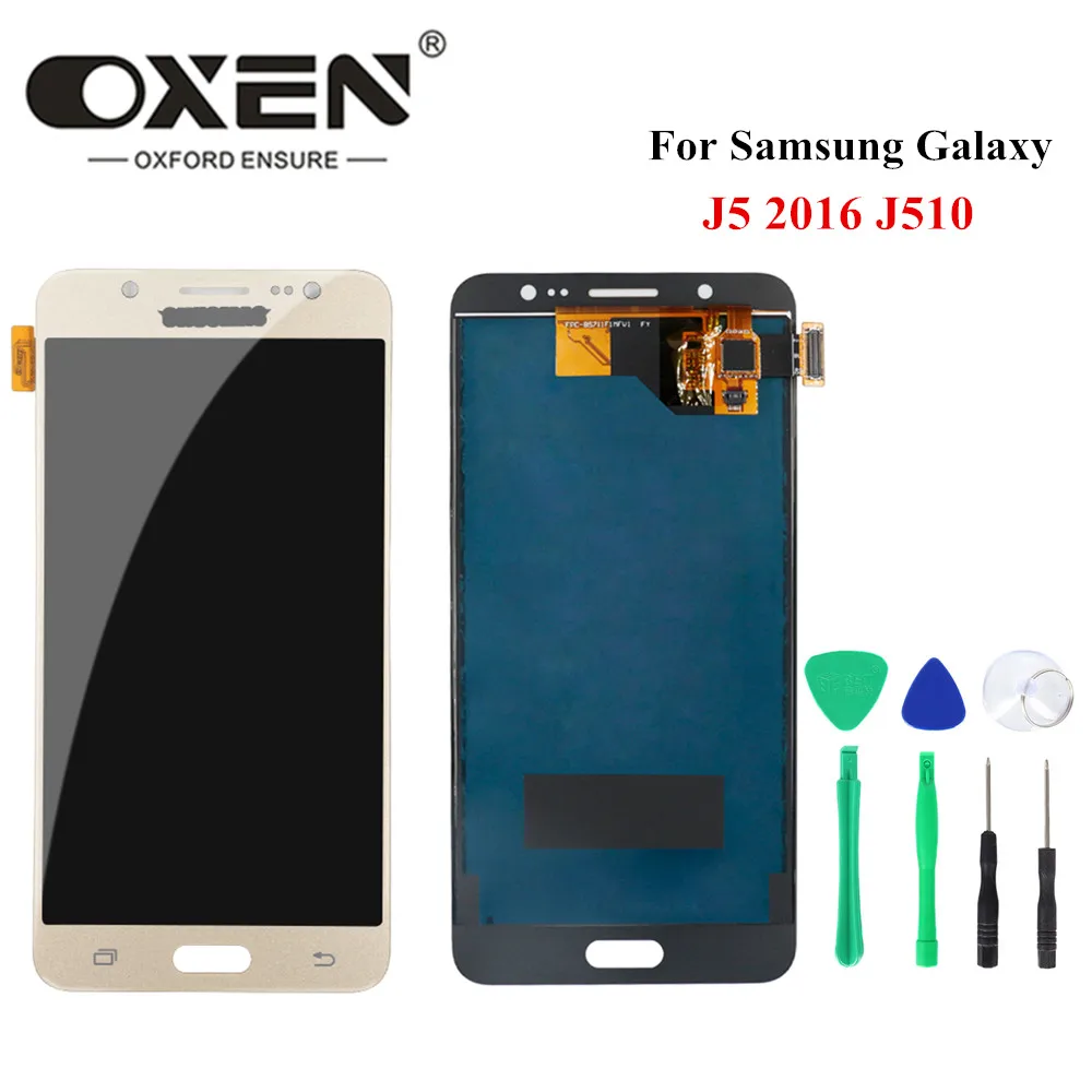 OXEN J510 ЖК дисплей Дисплей для Samsung Galaxy J5 2016 J510F J510Y J510M кодирующий преобразователь