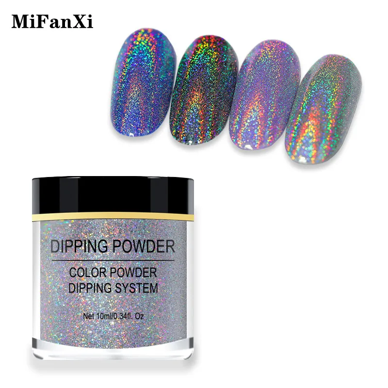 Голографический глиттер для ногтей порошки градиент стойкий чем УФ-гель
