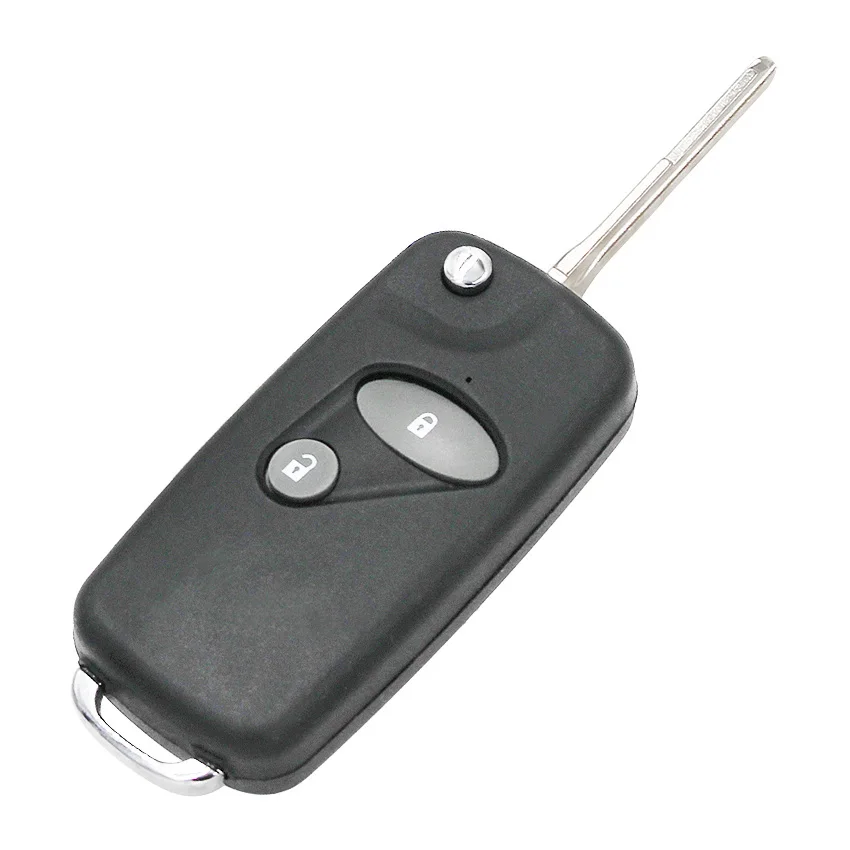 Откидной складной чехол для ключей с 2 кнопками умный корпус от автомобиля