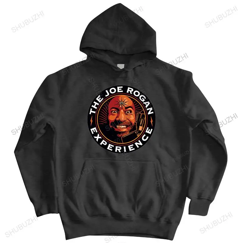 

Man black sweatshirt autumn fashion jacket hoody Joe Rogan - experience men's brand clothing hoodies casual pullover zipper