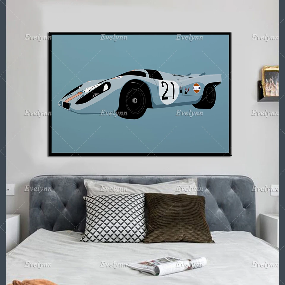 21 Winner 1971 1000km Spa 24h Le Mans Классический гоночный автомобиль плакат и принты на холсте