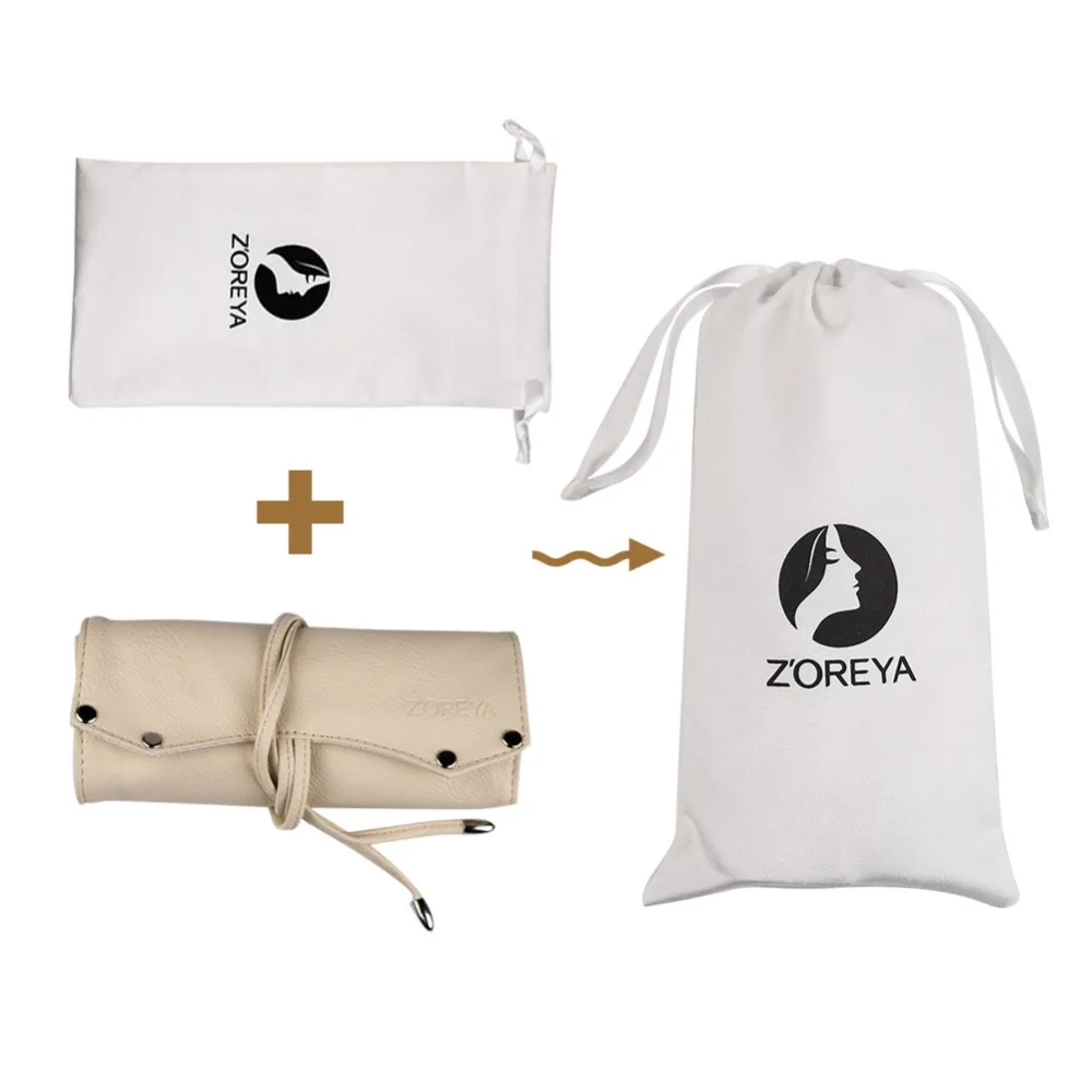 

ZOREYA Brand Make Up Brushes 10pcs Professional Cosmetics Brush Beauty Essential Brush Set With PU Bag Angled Contour Brush