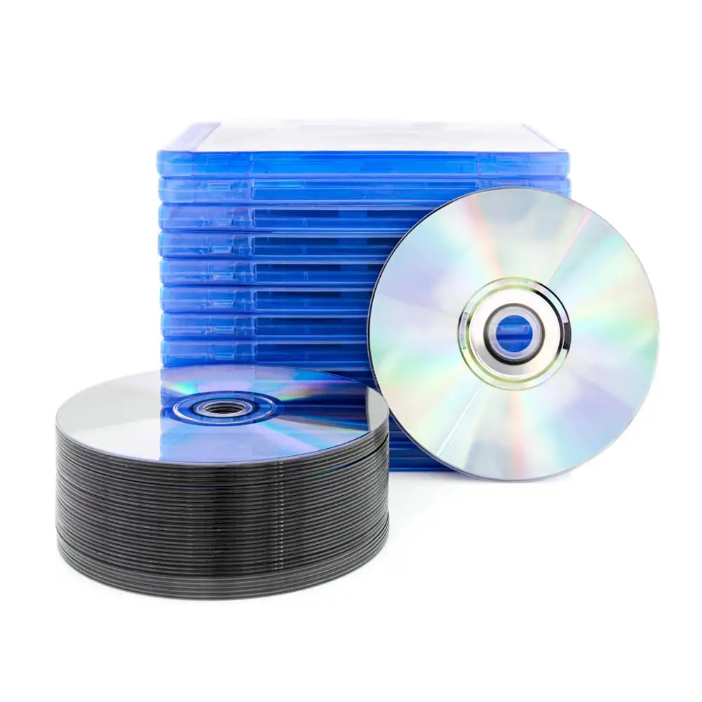 Квадратный Ltra тонкий один Slimline синий Сменный Чехол s для Blu Ray DVD фильмы держатель CD