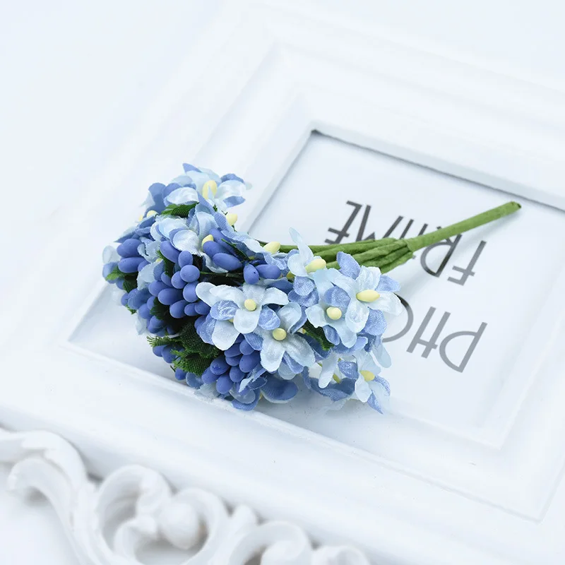 

Искусственные цветы YEAHBUY, шелк, 12 штук