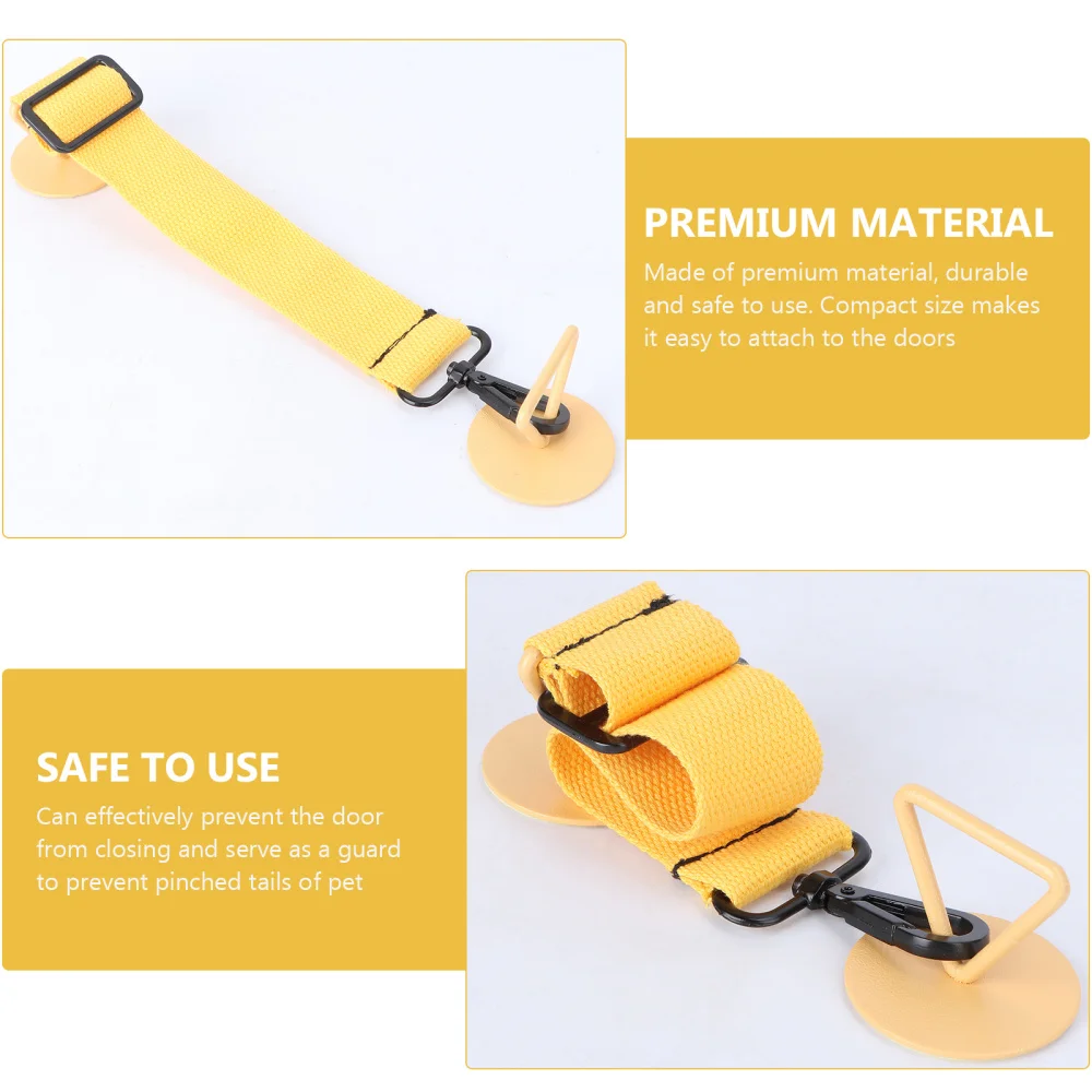 

Adjustable Pet Door Strap Useful Pet Door Stopper Home Pet Protective Supply