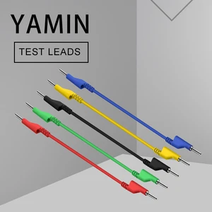 One Meter Power Test Lead 4mm Double Head Banana Plug With Wire 1m 1 / 2.5 mm2 20A Silica Gel Connecting Wires