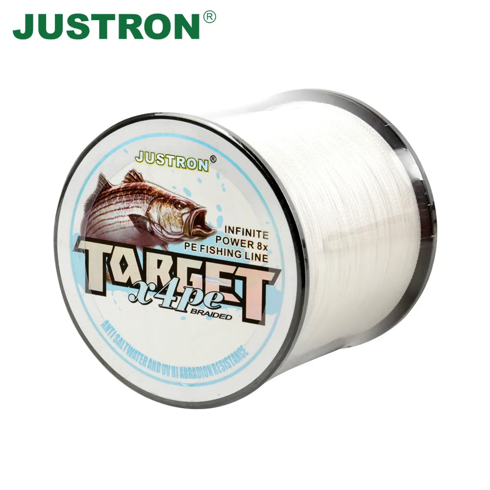 

Высокопроизводительная плетеная рыболовная леска Justron, 4 нити, 300 м, с массовой упаковкой