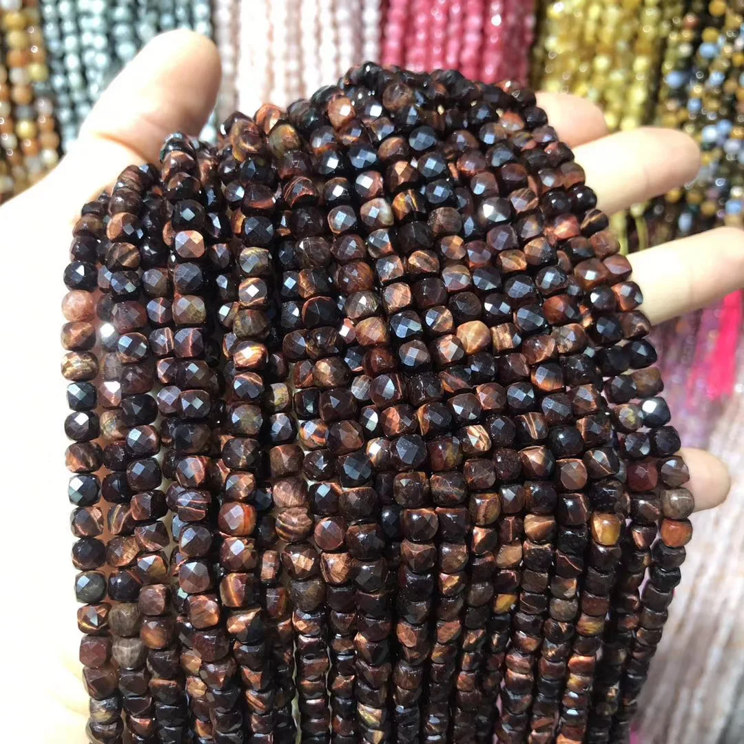 

2020, красный тигровый глаз, фотоэлемент для изготовления ювелирных изделий, аксессуары для женщин, размер 5x5 мм