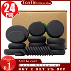 Набор для массажа Tontin 24 шт.компл. из горячих камней, массажер для спа-салона, Нефритовый Базальтовый Камень для ухода за здоровьем, Лава Рош