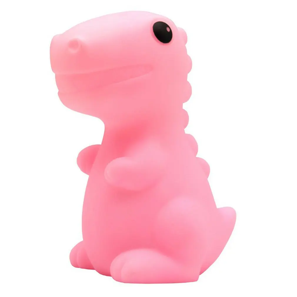 Led динозавров животного мягкий Ночной светильник небольшой ночник для малышей и