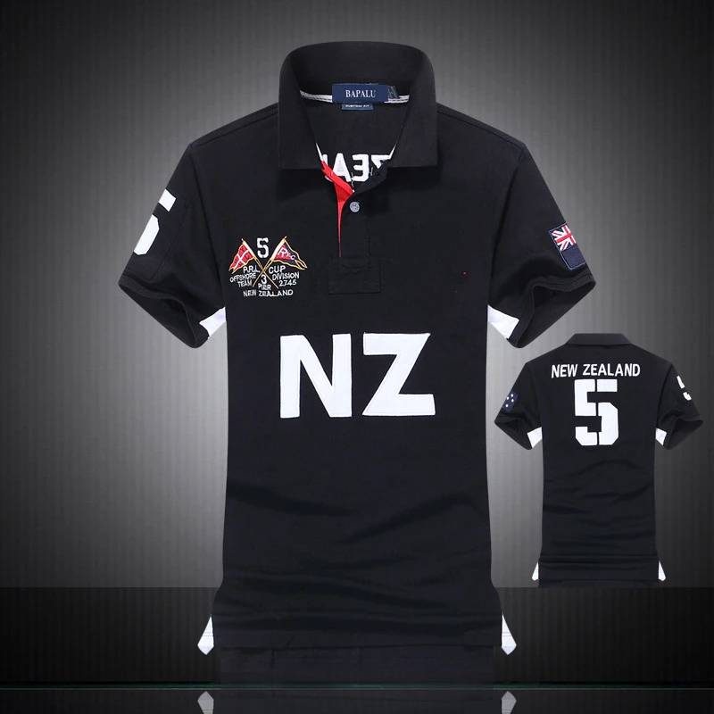 

New Men's Polo Shirt Short Sleeve Fashion Personality Printing Letter Brand Quality Embroidery Casual Top Tees 2021 Summer Men