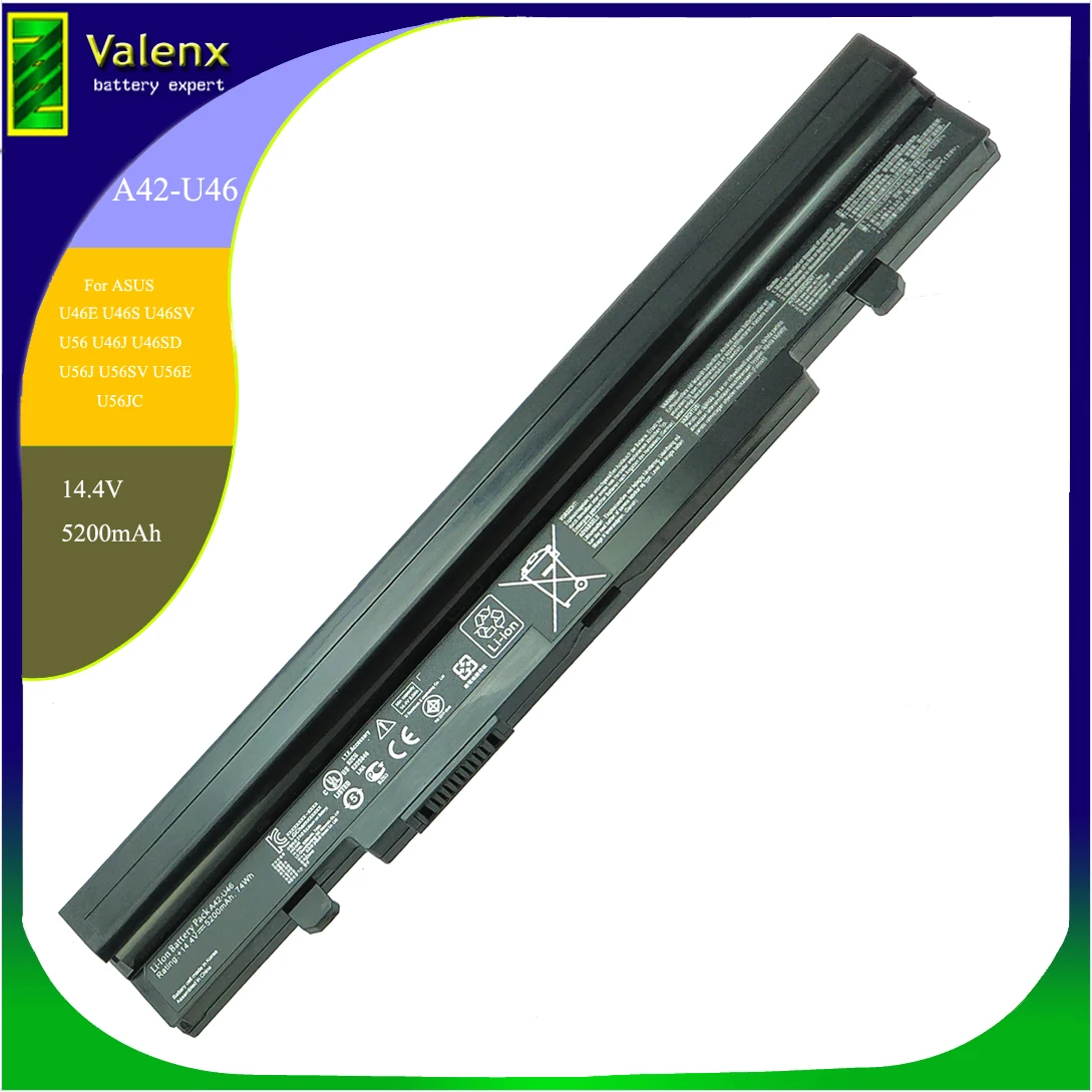 Аккумулятор для ноутбука 14 4 В A42-U46 Asus U46 Series U46E U46S U46SV U56 U46J U46SD U56J U56SV U56E U56JC |