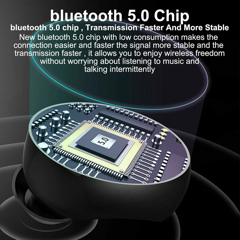 TWS беспроводные наушники стерео Bluetooth 5,0 наушники анти-шум музыка Спортивная гарнитура Близнецы водонепроницаемый эргономичный дизайн наушник