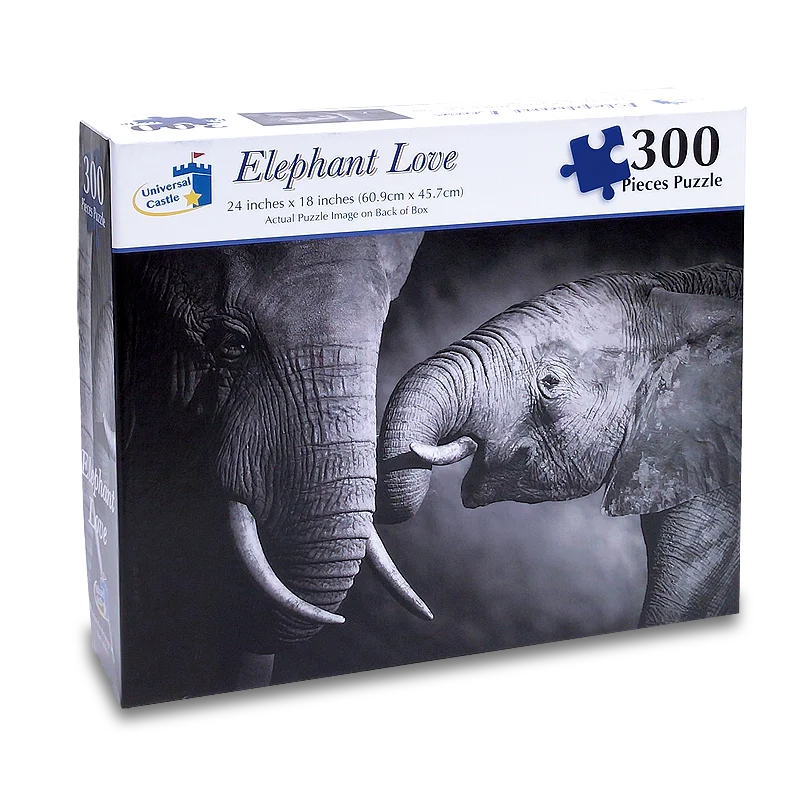 Оптовая продажа от производителя хранение 300 штук слон любовь стильная бумага