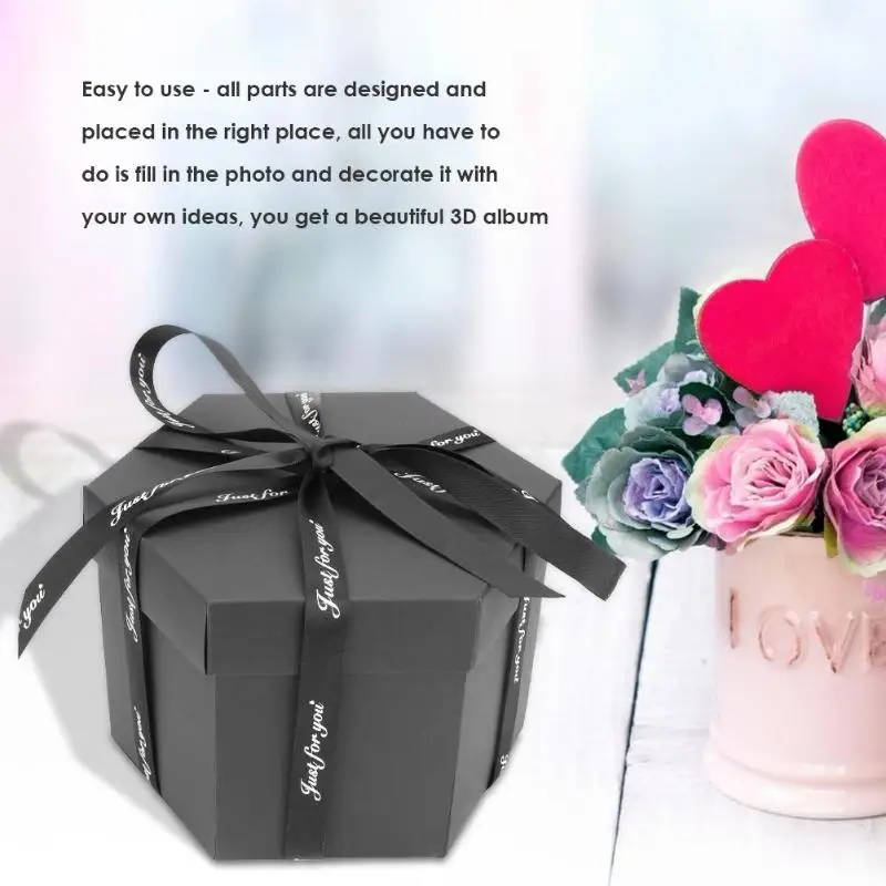 Взрывобезопасная коробка ручной работы с сюрпризом фотоальбом сделай сам