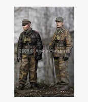 135 resin white model us special forces world war ii soldiers 2 people need to manually color the model free shipping