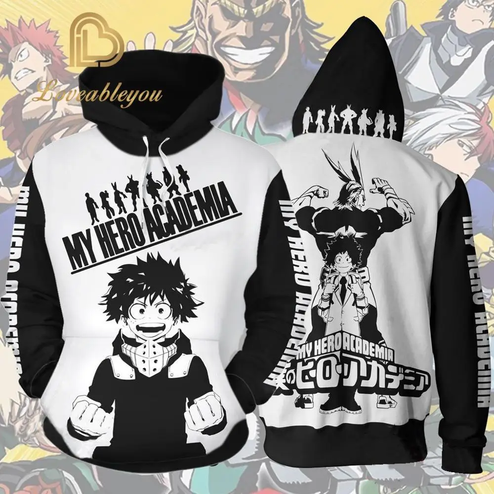 Школьная Униформа Bakugou Katsuki костюм для косплея спортивные толстовки с капюшоном 3D