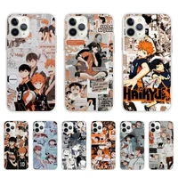 yu nishinoya haikyuu collage tpu soft phone case for iphone 13 11pro max 8 7 6 6s plus x xs max 5 5s se xr fundas capa