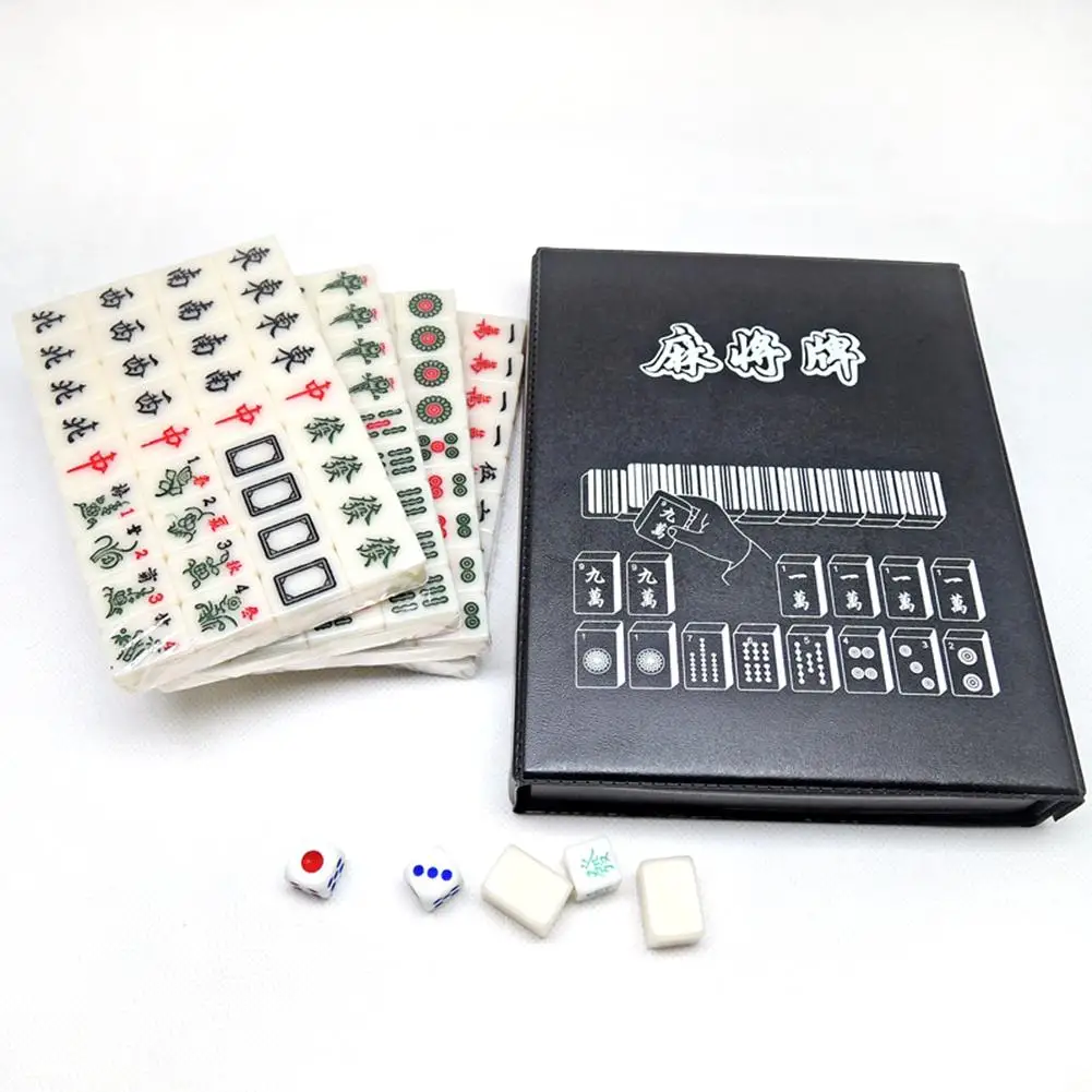 Набор из 144 плиток мА · ч джонга забавные китайские традиционные игры для
