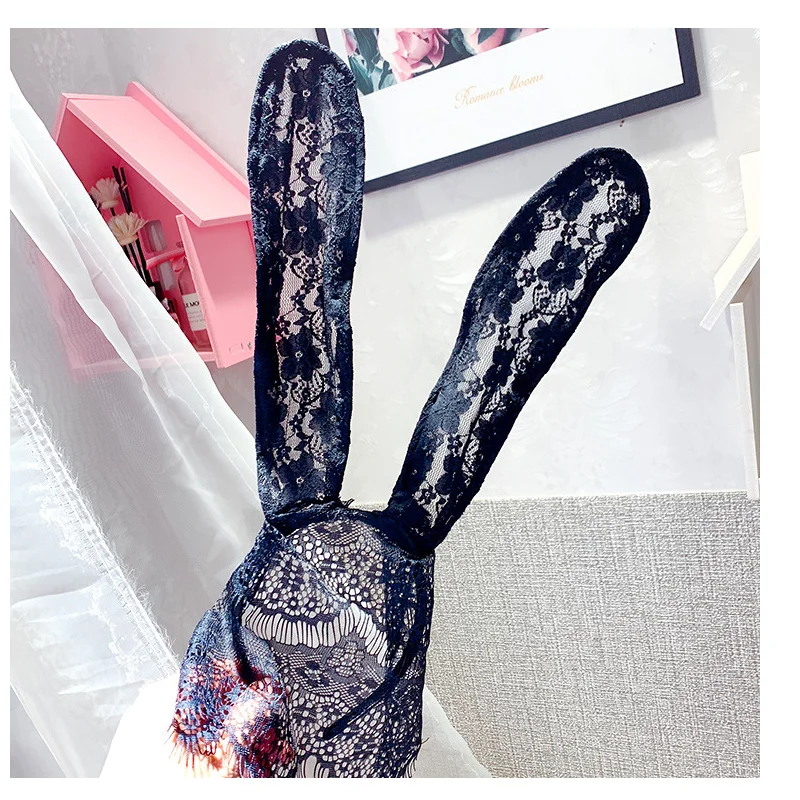 Сексуальная Милая Сетчатая Маска для лица в Корейском стиле кружевной головной