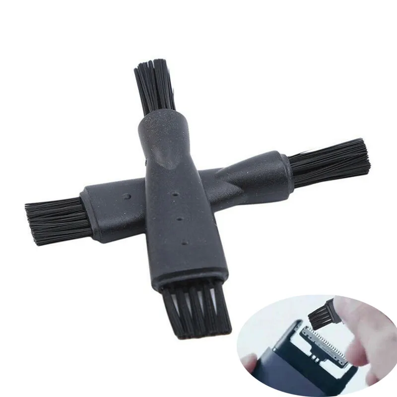 Щетка для бритвы 2 шт./компл. двойная головка портативная пластиковая сменная