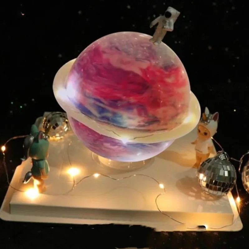 JO жизнь 3 шт./компл. планета шар 3D Мусс плесень креативный эпоксидной Вселенная