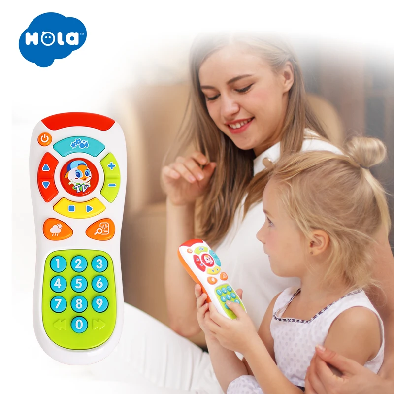 HOLA TOYS 3113, детские игрушки, электрический пульт дистанционного управления, светильник и музыка для детей, подарки